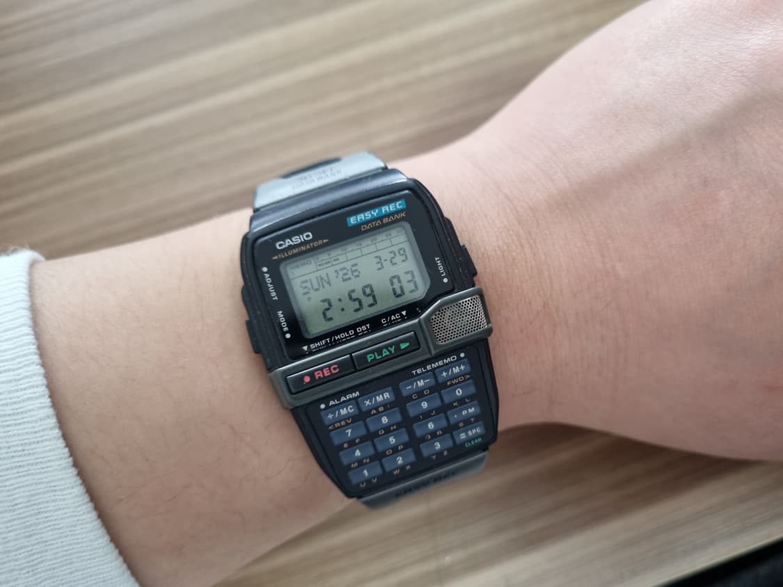 빈티지 카시오 녹음기 시계 DBC-V50 상품이미지1