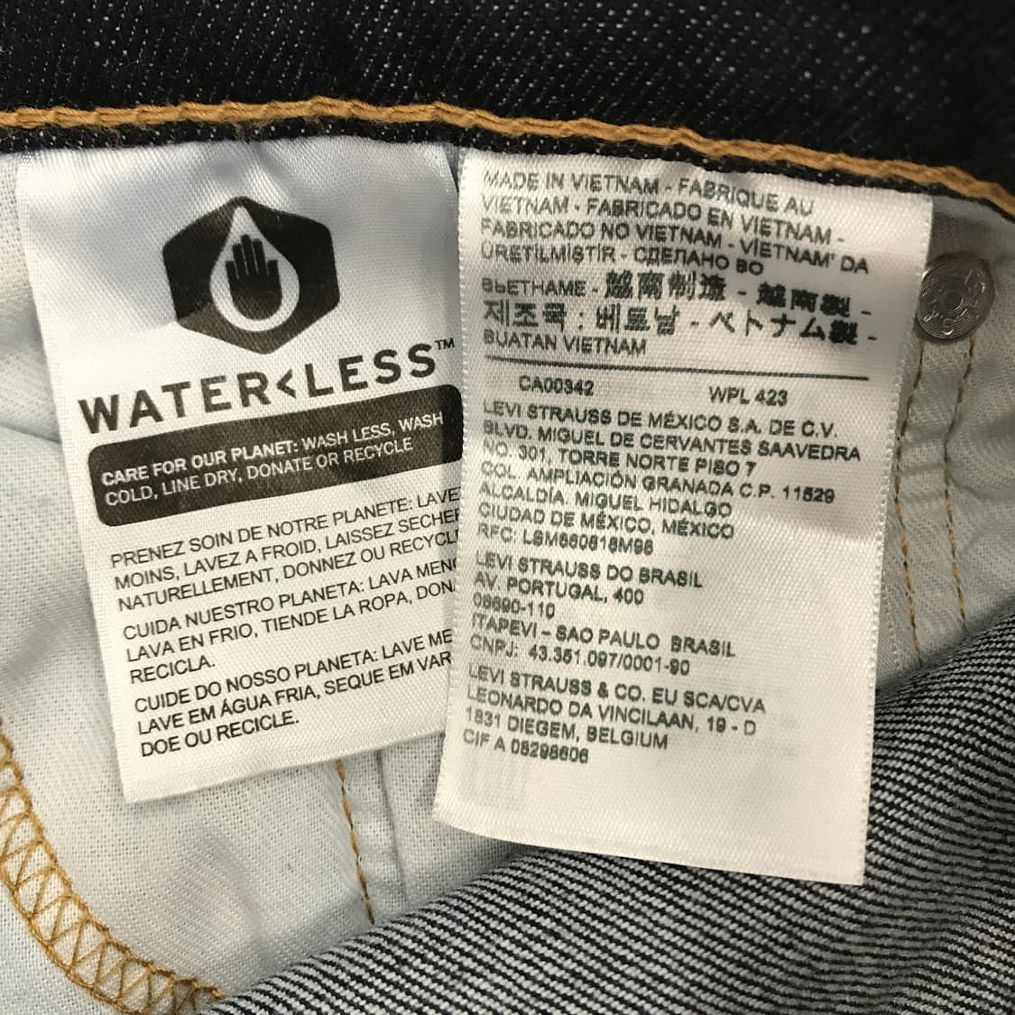 리바이스 505 진청인디고 데님청바지 [30x32] 상품이미지5