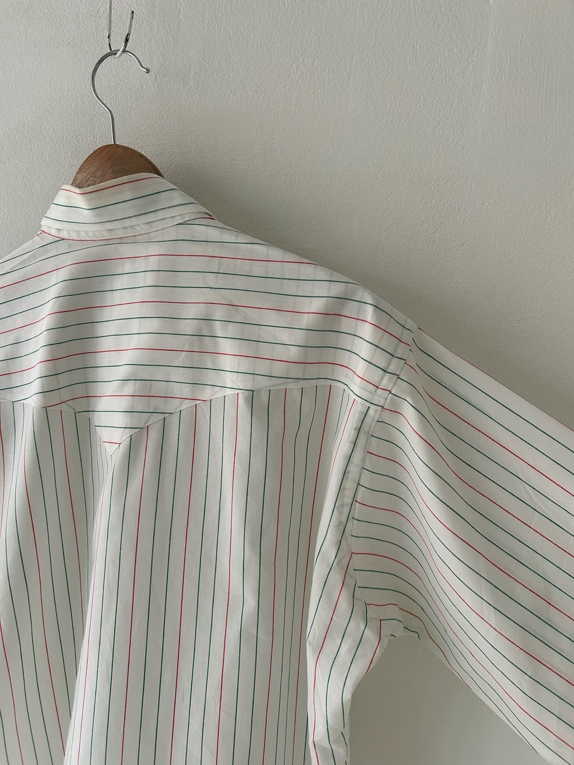 90's vtg Ruddock Mfg Stripe Western shir 상품이미지7