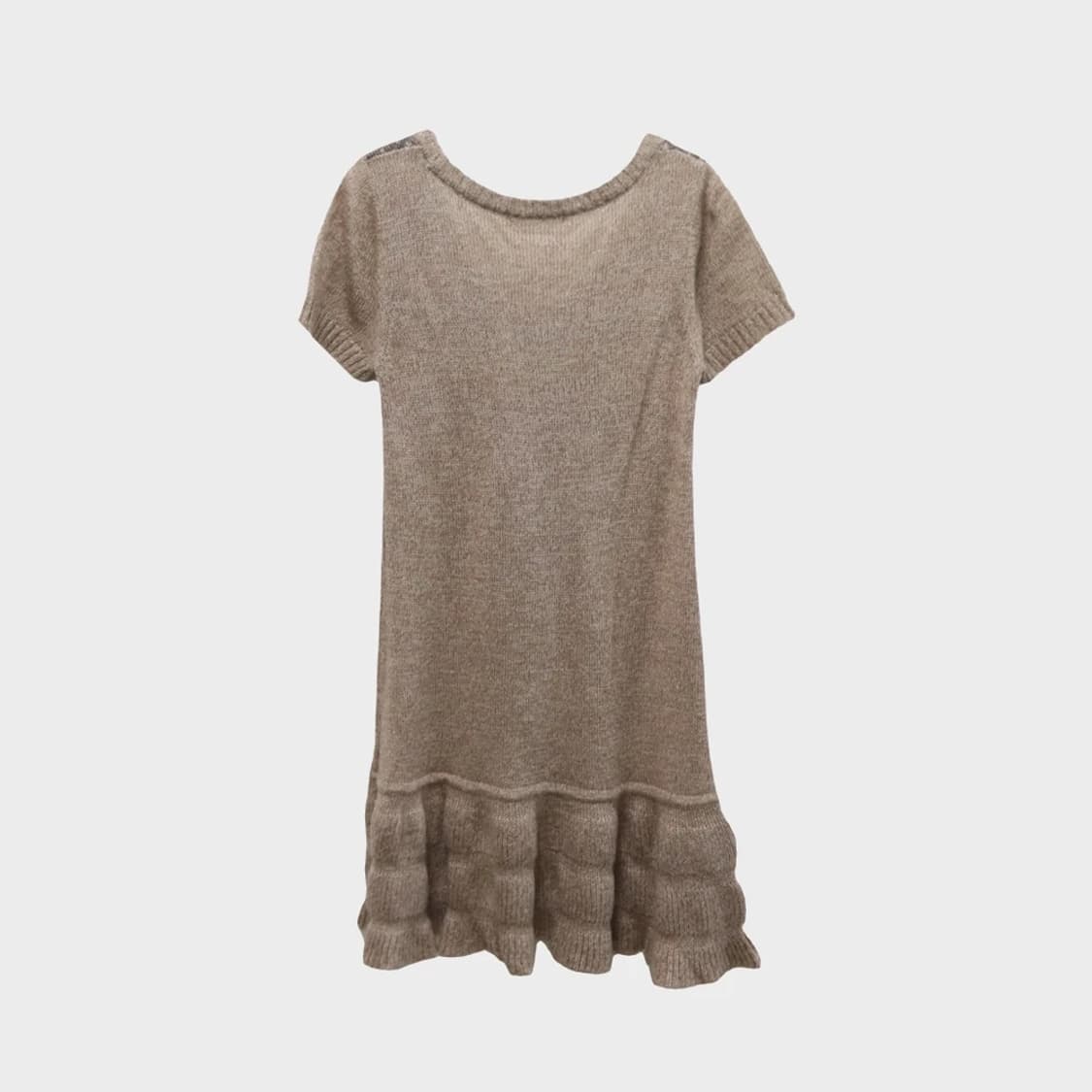 NATURAL COLMO 빈티지 울 혼방 반팔 원피스 60353 상품이미지2