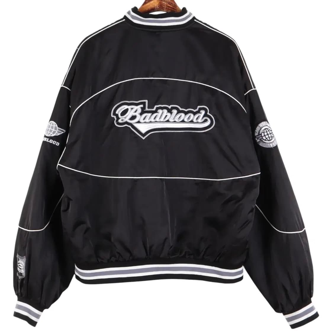 BADBLOOD 블랙 바시티 자켓 상품이미지5