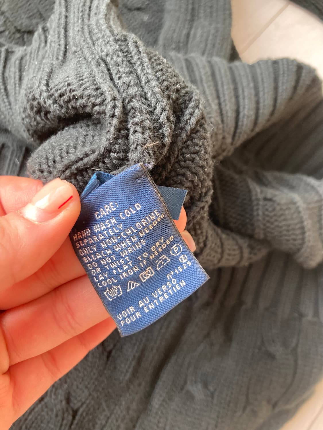 폴로 랄프로렌 니트 블랙L 상품이미지5