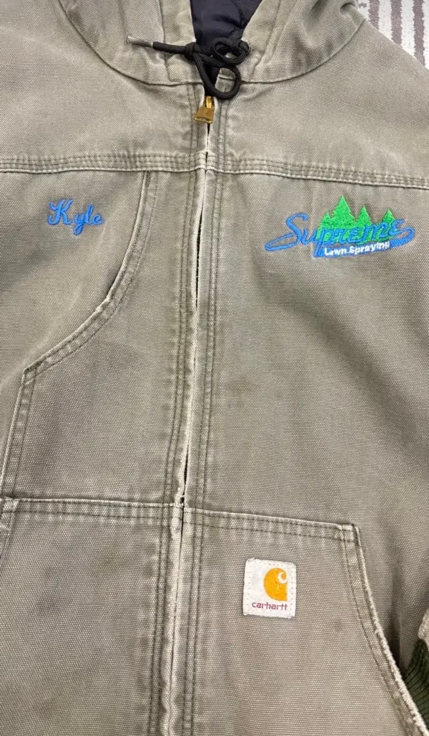 칼하트 슈프림 j318 워크자켓 상품이미지4