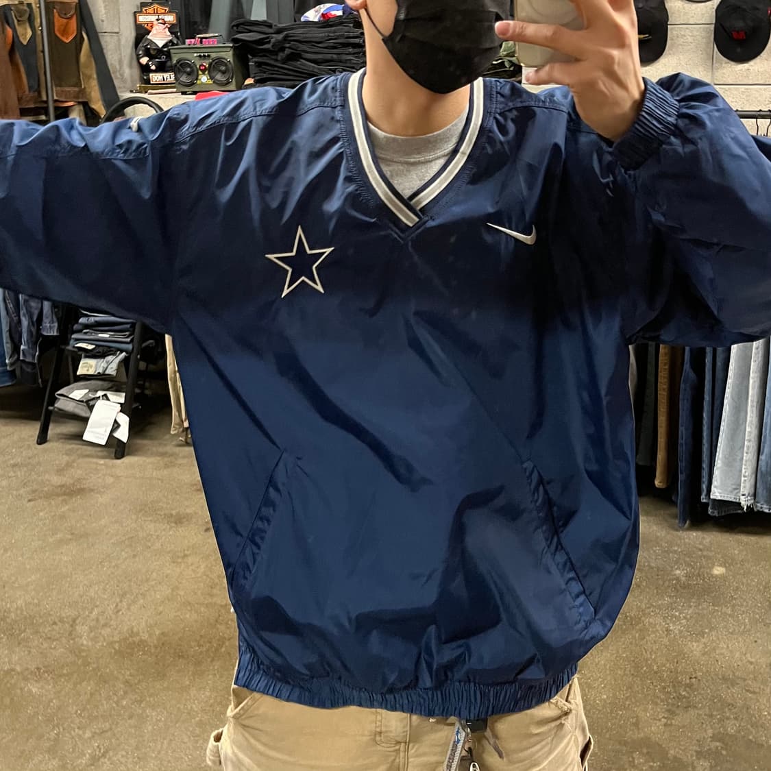 90s 나이키 NFL 댈러스 카우보이 웜업 (105) 상품이미지7