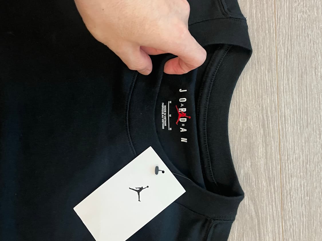 (새상품) 조던 mvp 링 프린팅 반팔 티셔츠 블랙 상품이미지4