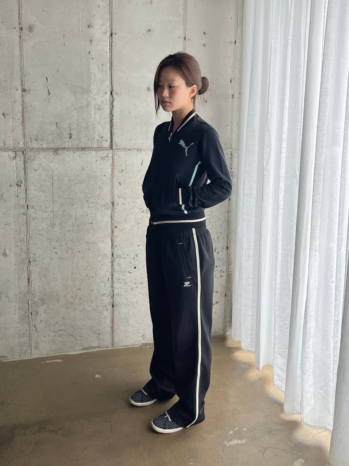 Courreges 꾸레쥬 로고 트랙 팬츠 상품이미지2