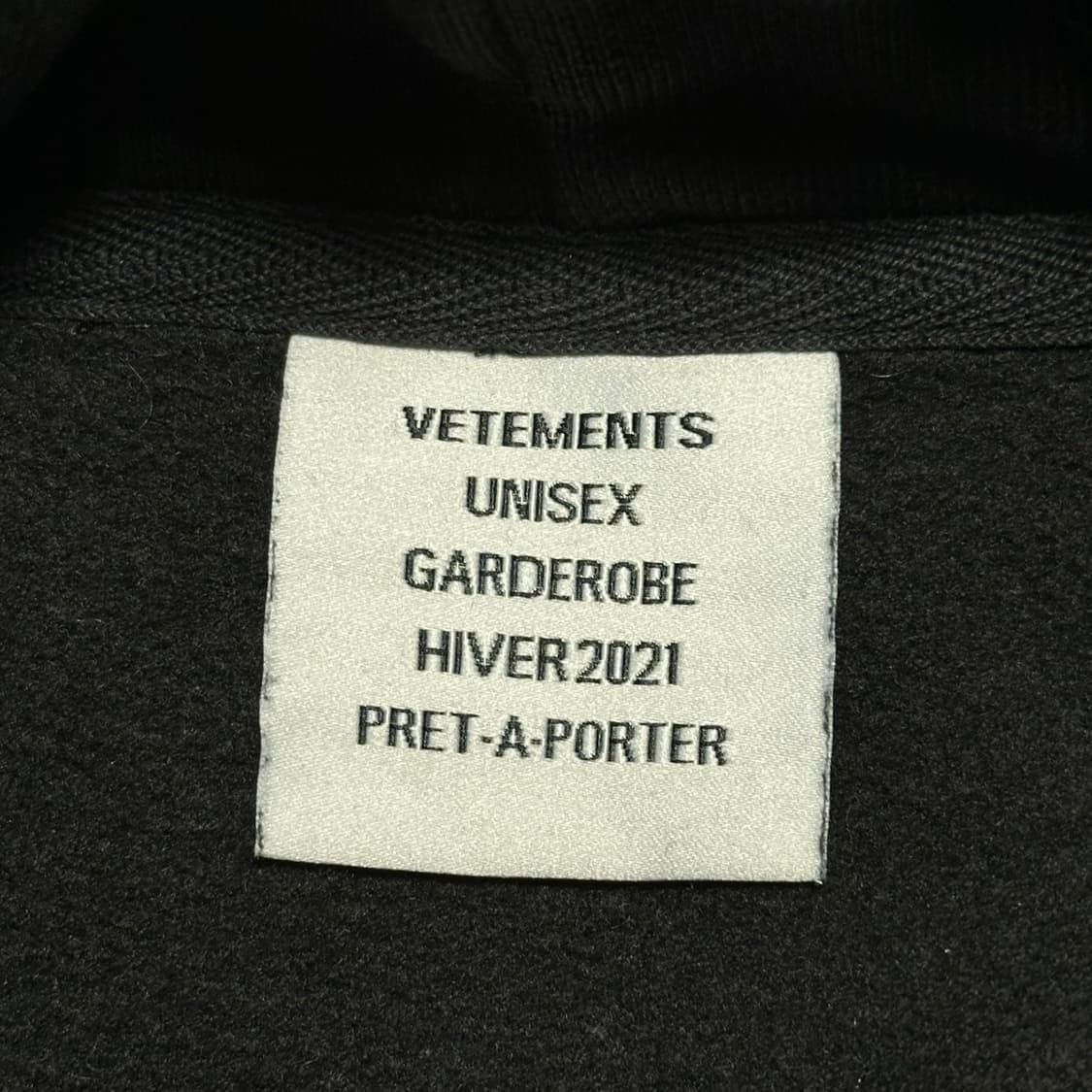 XS 베트멍 앤트워프 로고 블랙 후드티 상품이미지4