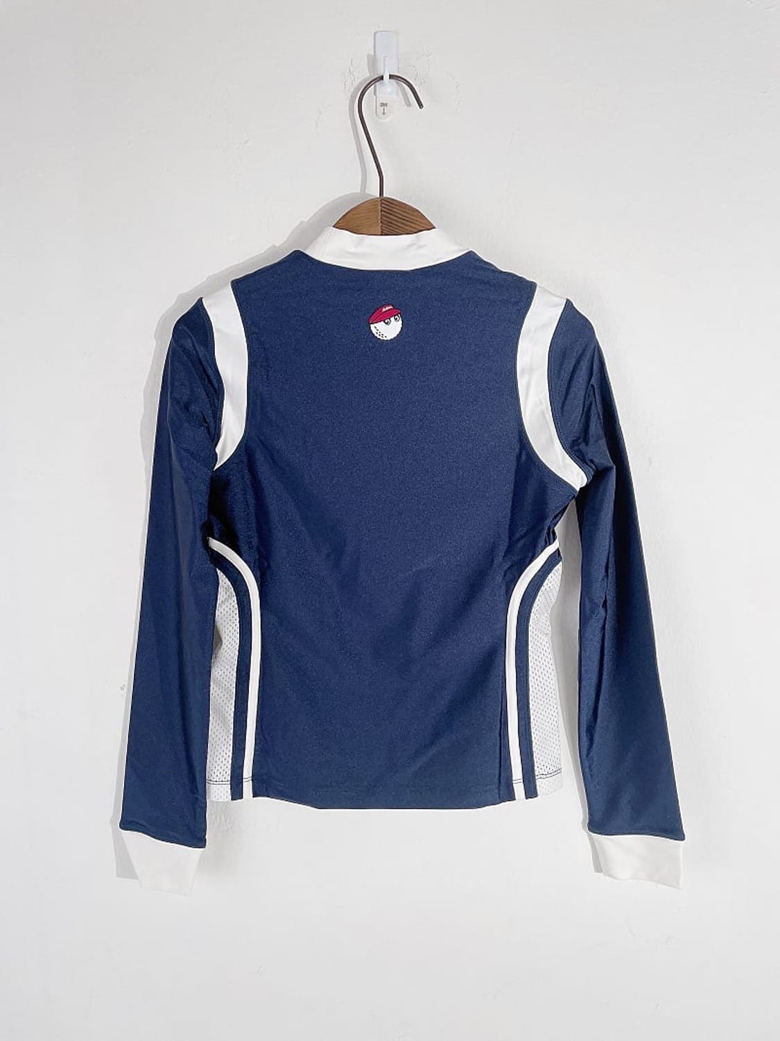 (정품/새상품) 말본 여성 네이비 치어리딩 모크넥 티셔츠 상품이미지2