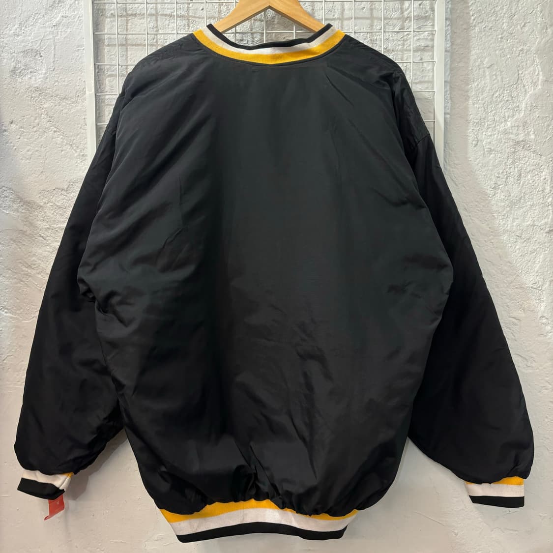 90s USA 월드센스 올드스쿨 피츠버그 펭귄스 블랙 웜업 XL 상품이미지2