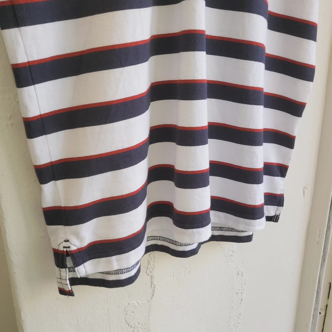 Topvalu 스트라이프 카라 반팔티(미착용 새제품) 상품이미지6