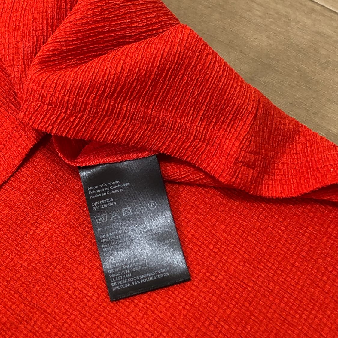 h&m 에이치앤엠 타이 스트랩 스모킹 디테일 원피스 (새상품) 상품이미지4