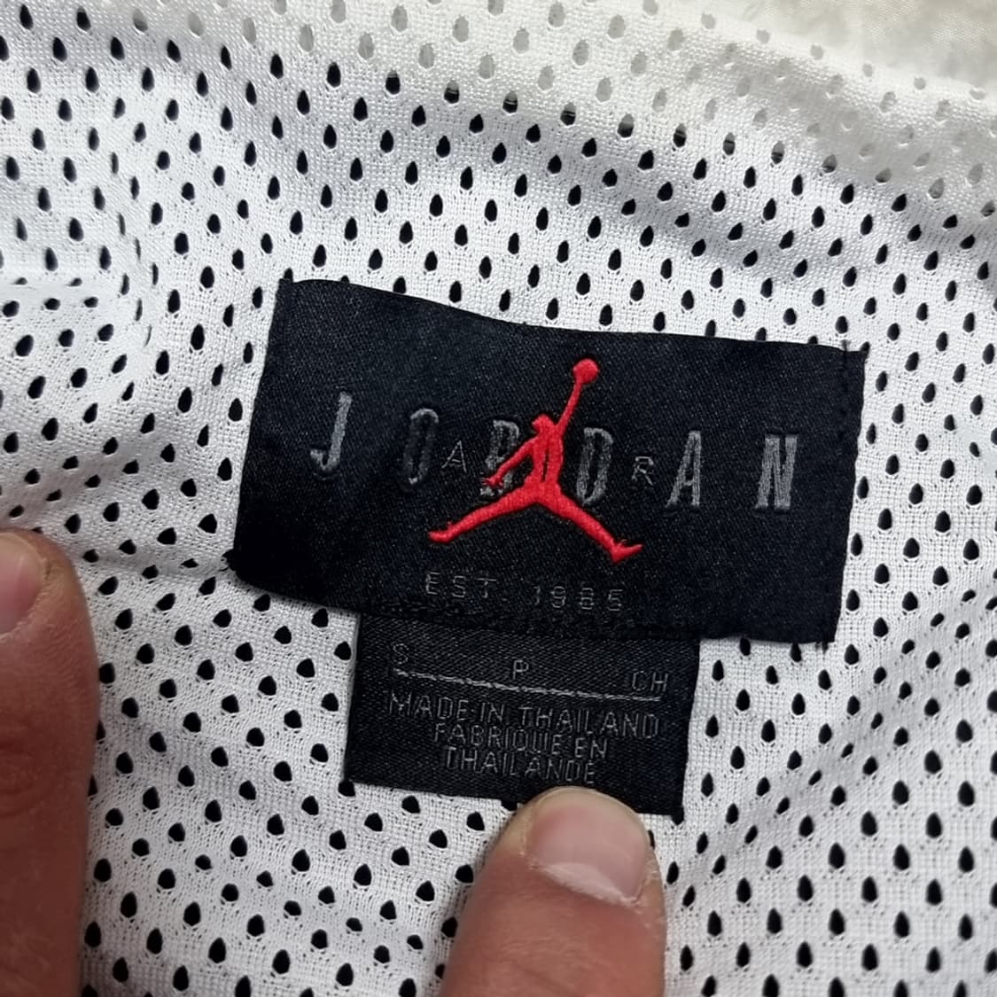 나이키 에어 조던 블랙 바람막이 올드스쿨 점퍼(S) 상품이미지9