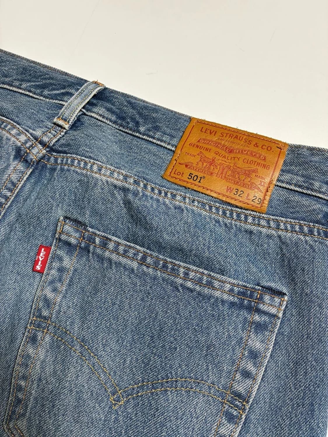 리바이스 501 버튼플라이 조거 데님 팬츠 R1351 상품이미지6
