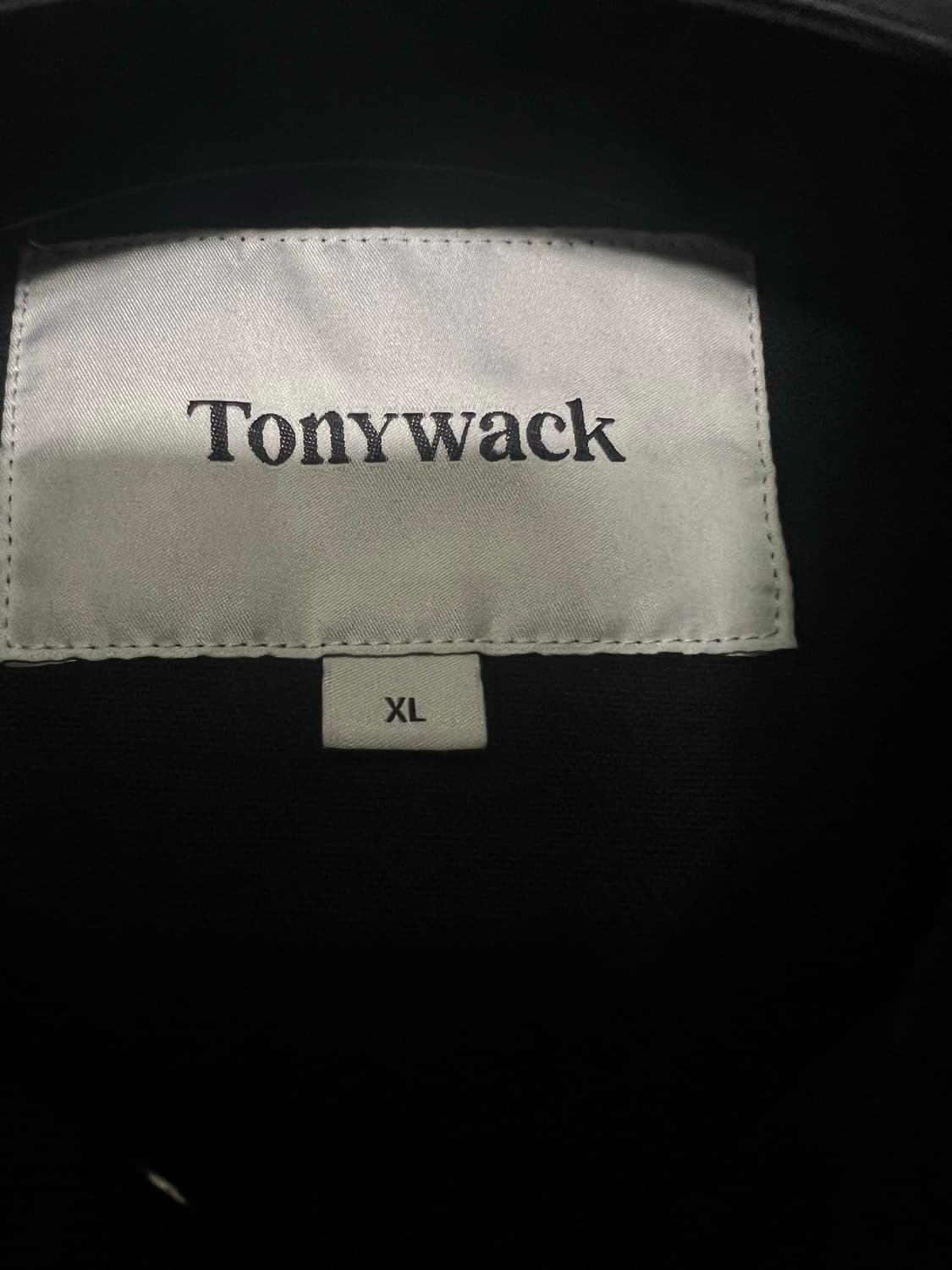 토니웩 블랙 벨벳 트러커 자켓 XL 상품이미지4