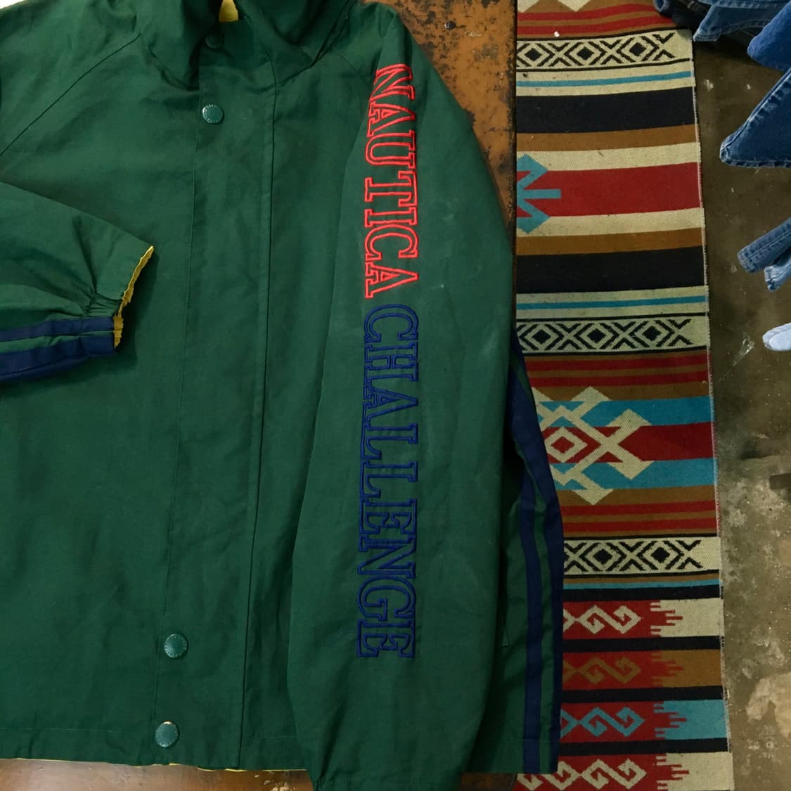 노티카 옐로 그린 리버시블 윈드브레이커 자켓 남성 110  상품이미지8