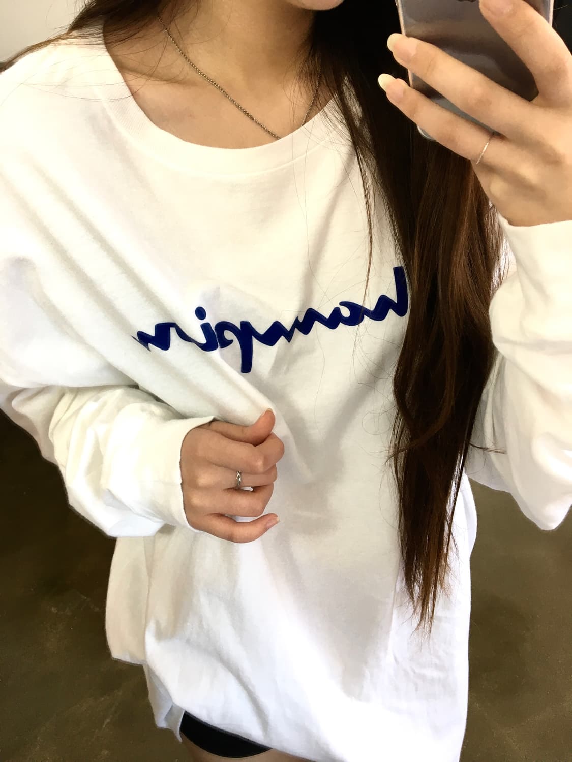 챔피온 긴팔티 2XL 화이트 상품이미지1