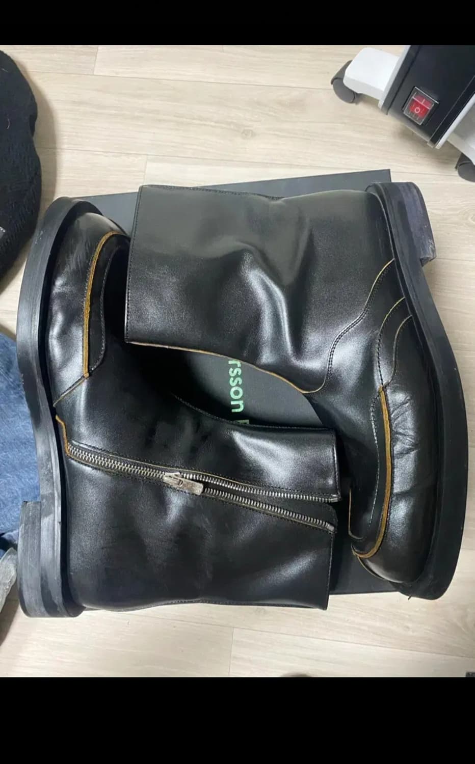 앤더슨벨  데인  스퀘어 토 첼시 부츠 상품이미지2