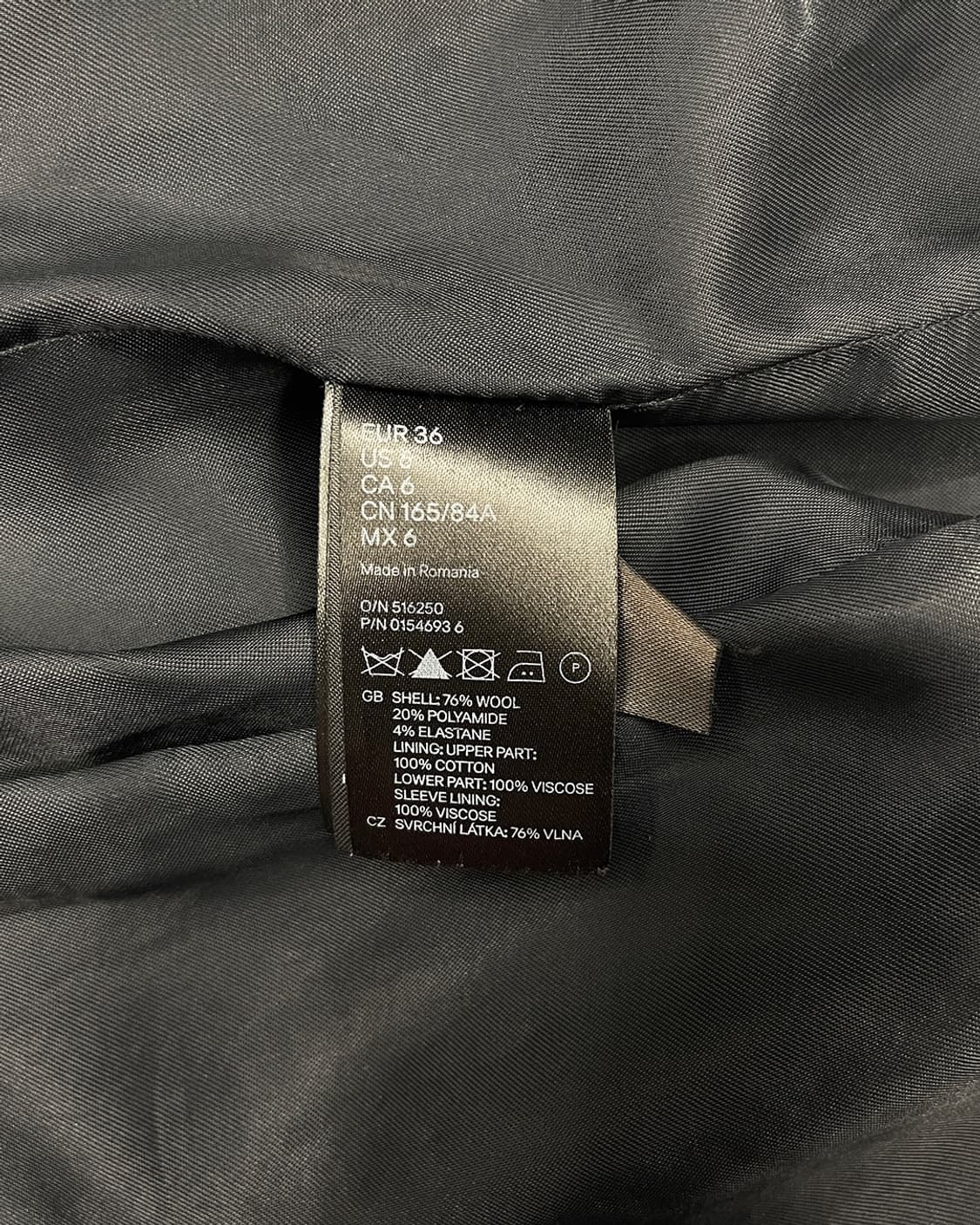메종 마틴 마르지엘라 x H&M 숄더 퍼프 더블 브레스티드 블레이저 상품이미지10