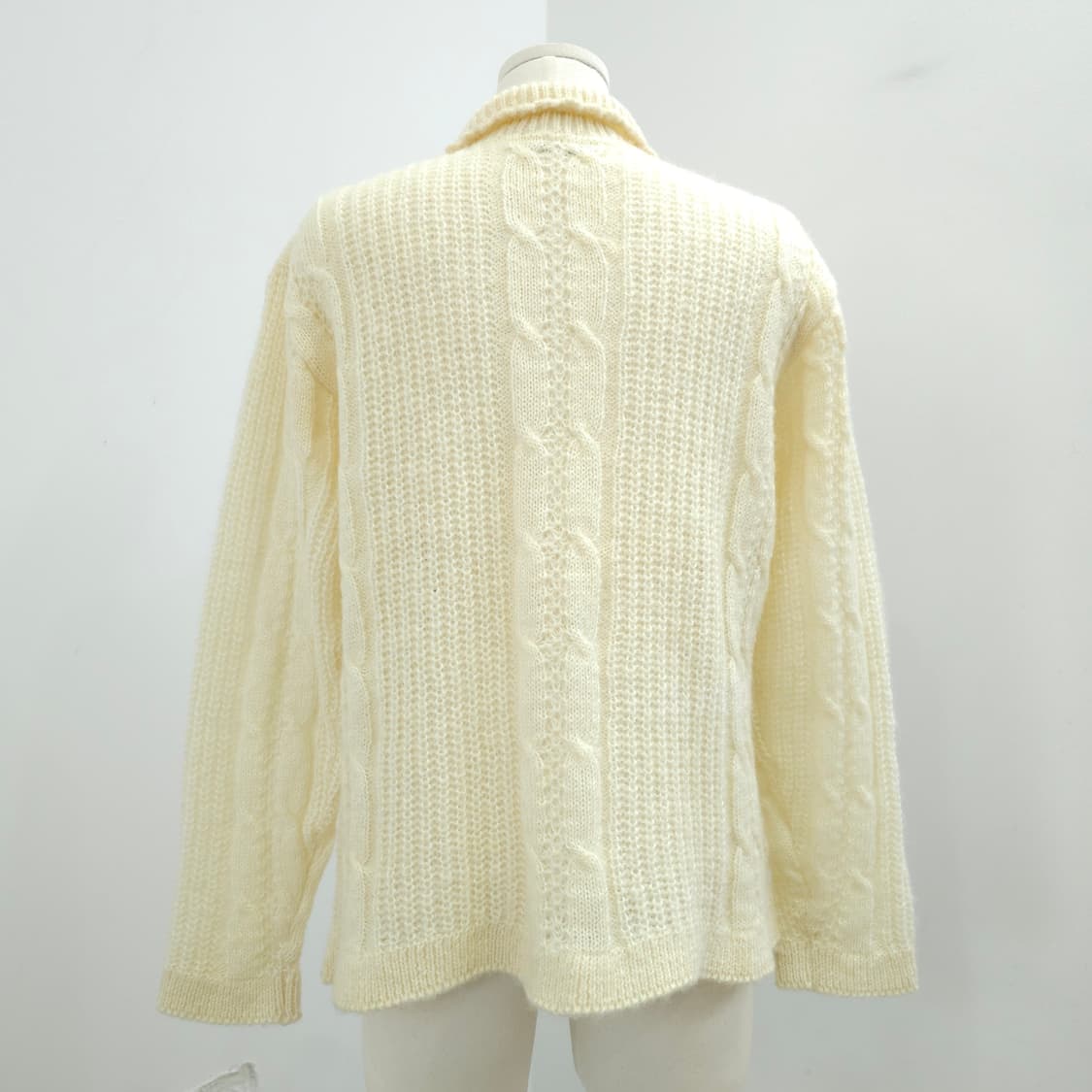 모혼방 아이보리 뜨개 니트 가디건 상품이미지9