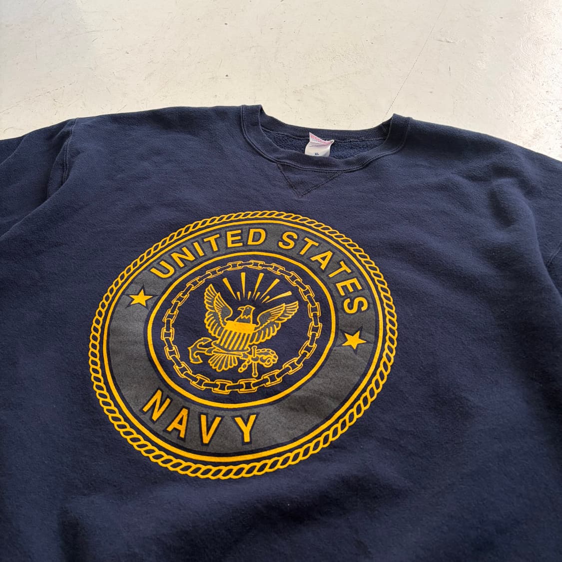 US NAVY USA OG 빈티지 스웻셔츠 XL 상품이미지4