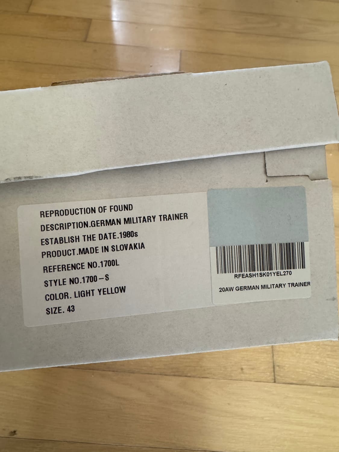 REPRODUCTION OF FOUND 리프로덕션오브파운드 독일군 43 상품이미지6