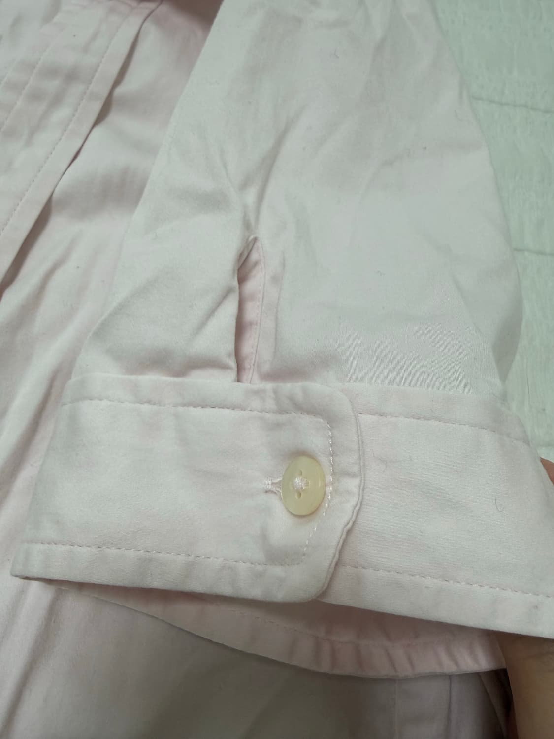 바나나 리퍼블릭 쿨핑크 반팔 셔츠🎀 상품이미지5