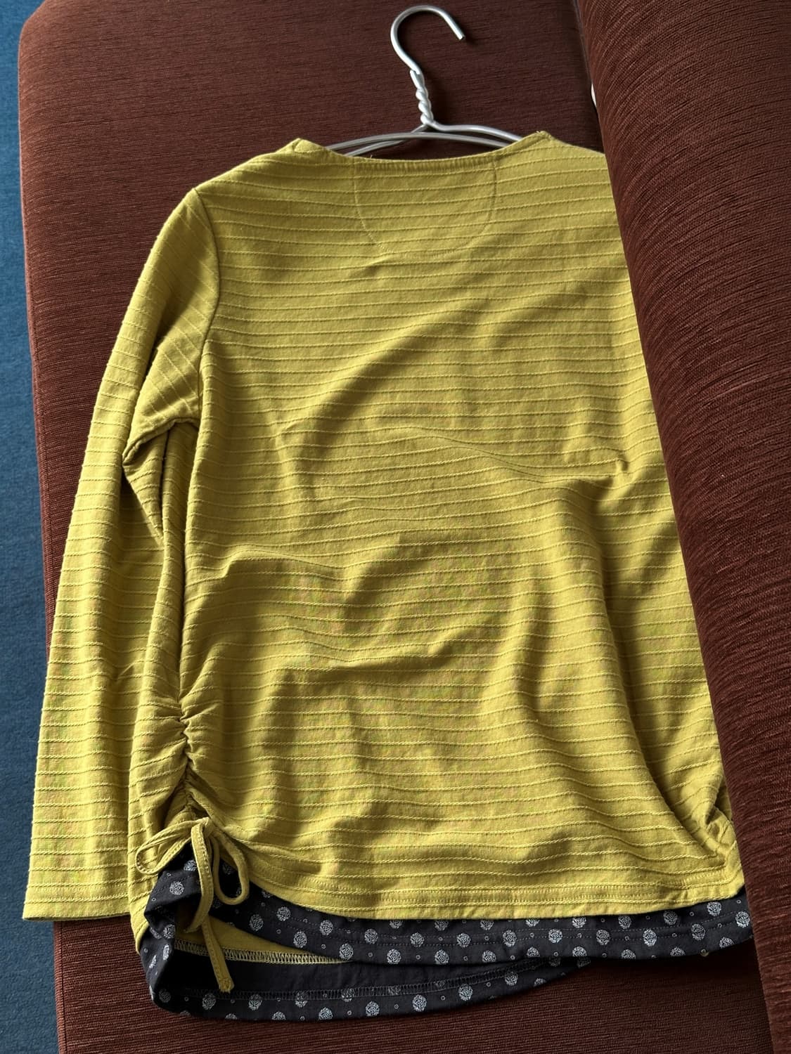 Design panel cotton L/S TOP 상품이미지4