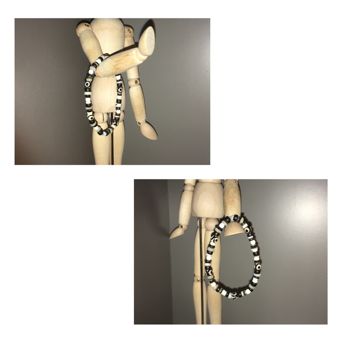 [악] 에스닉 블랙 비즈팔찌 상품이미지2