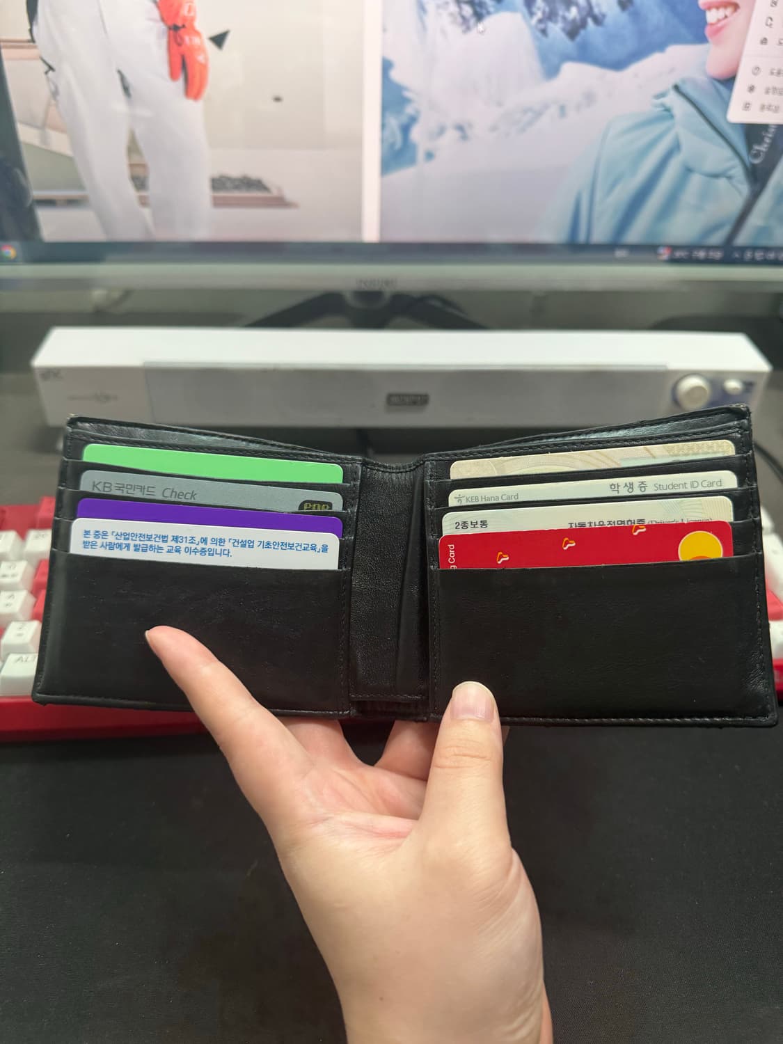 디올 오블리크 반지갑 상품이미지3