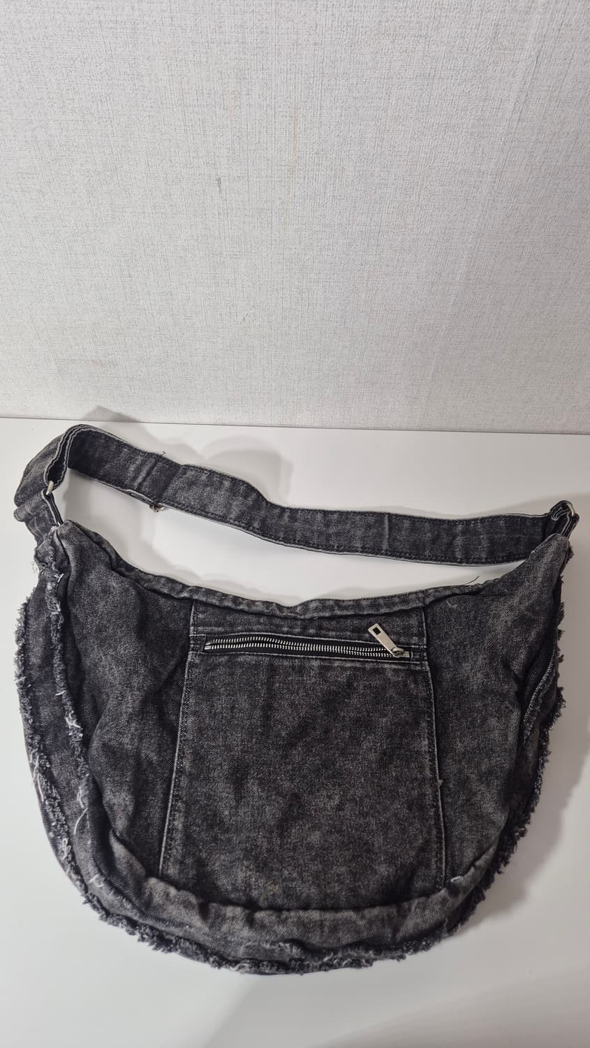 이우가마카라스 워시드 데님 숄더백 상품이미지4