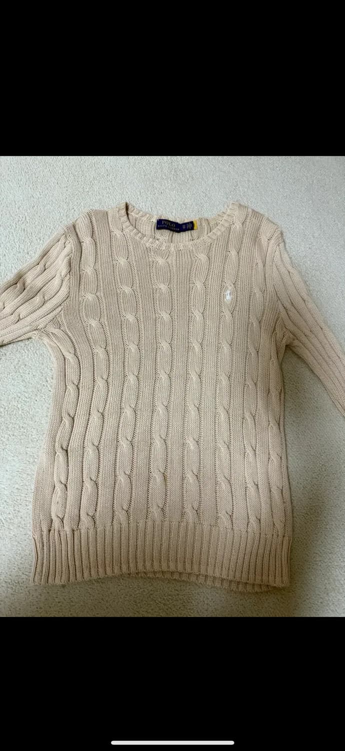 폴로 랄프로렌 니트 베이지 상품이미지1