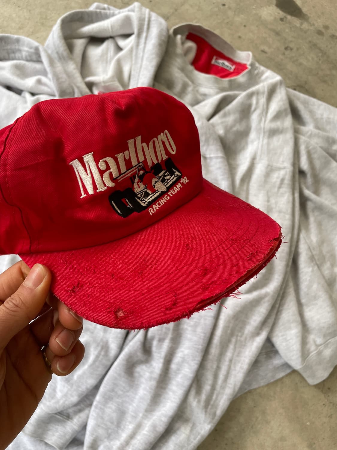 1992 Marlboro Racing Distressed Cap( 상품이미지3