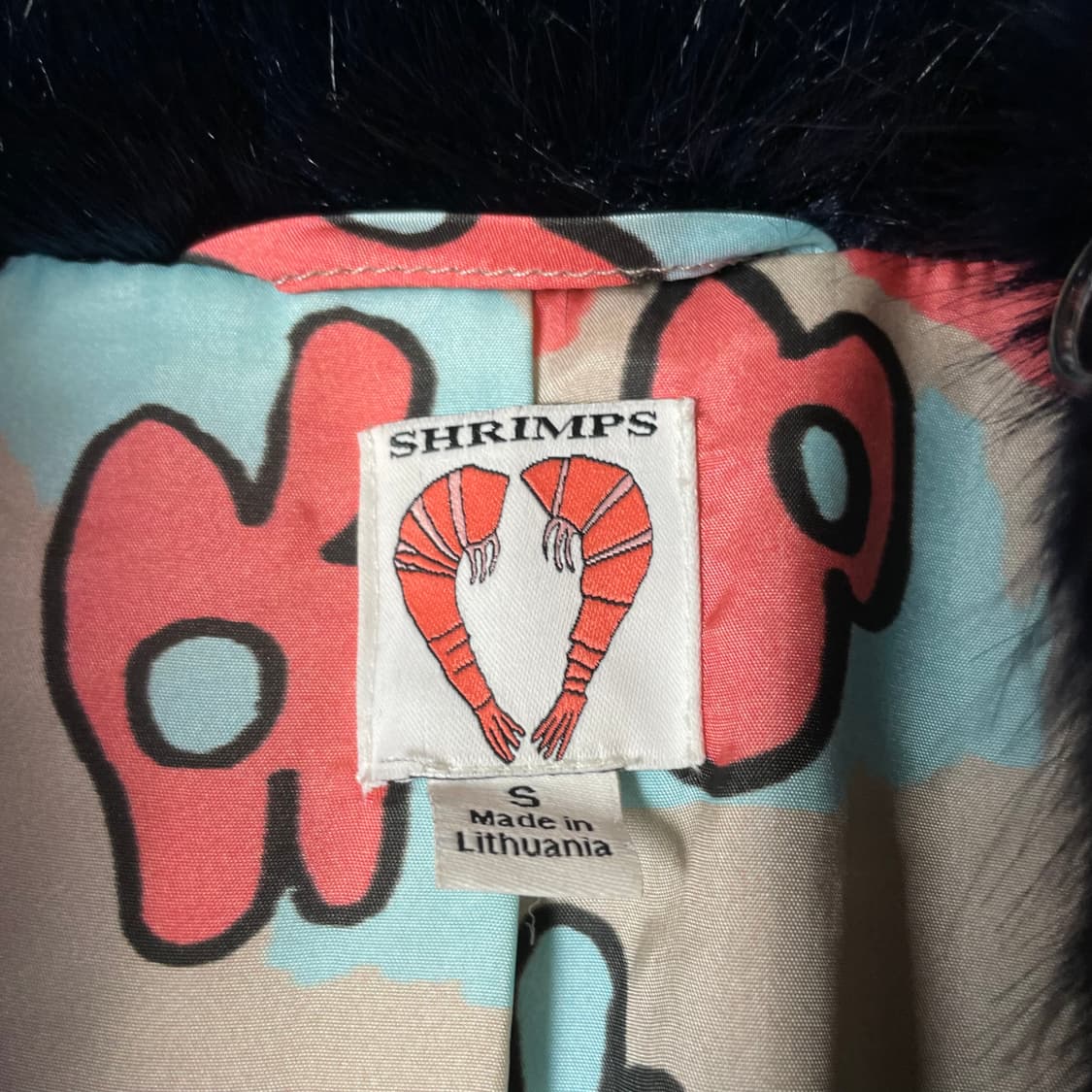 빈티지 네이비 포인트 페이크퍼 자켓  상품이미지4