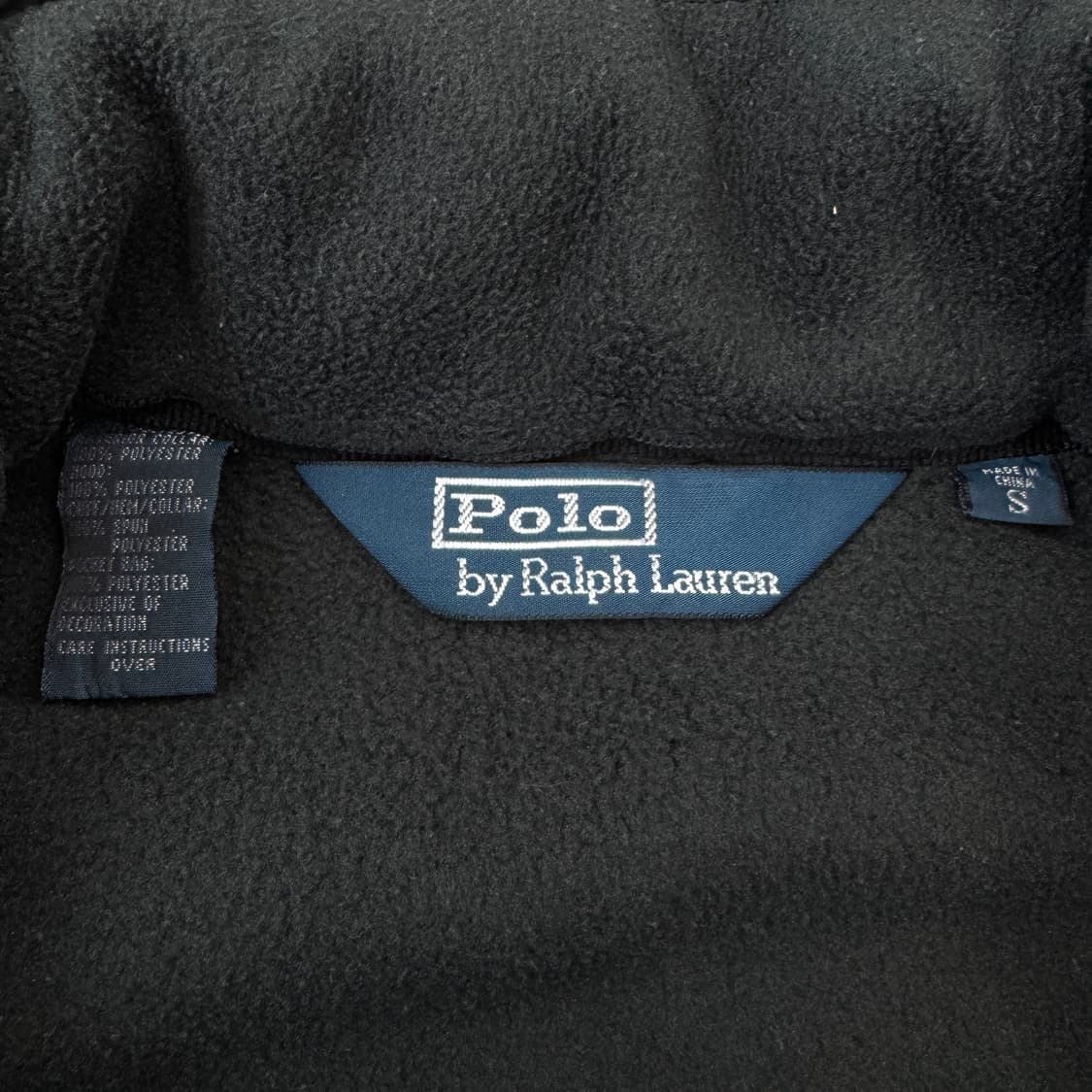 폴로 포니 플리스 자켓 블랙 상품이미지5