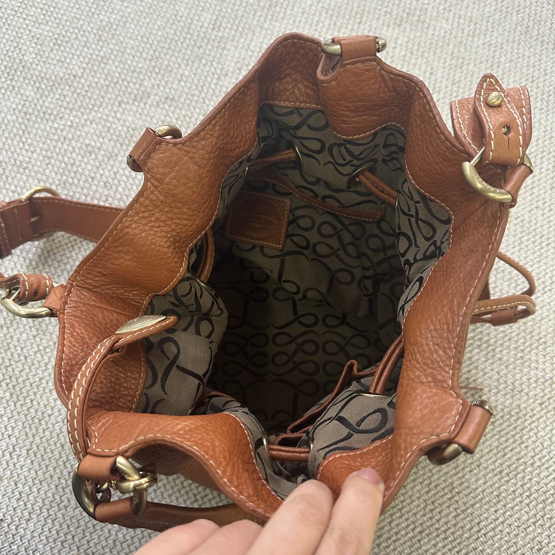 실측확인 란셀 복조리 태슬백 0407D 상품이미지2