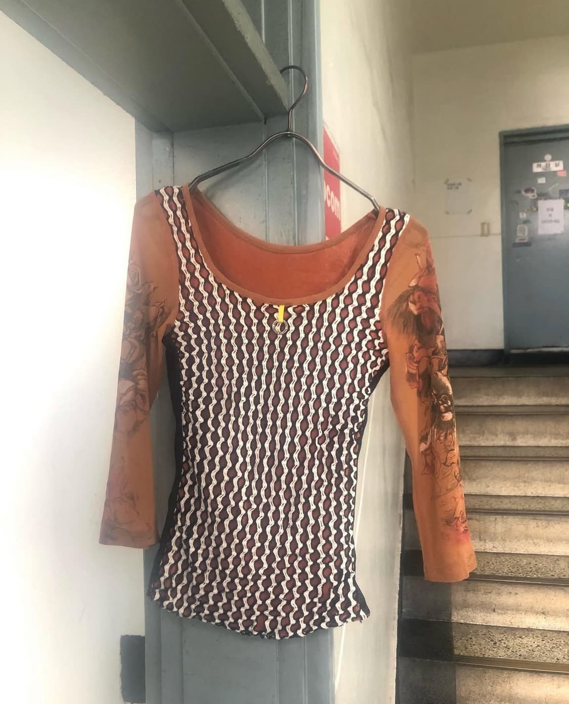 파우닝 133 빈티지 매쉬 롱슬리브 save the queen 상품이미지3