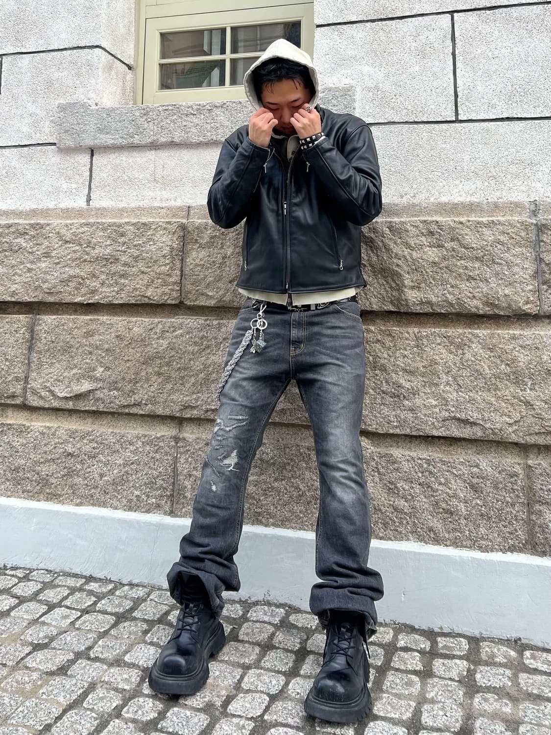 Ourglass 데미지 플레어진 상품이미지8