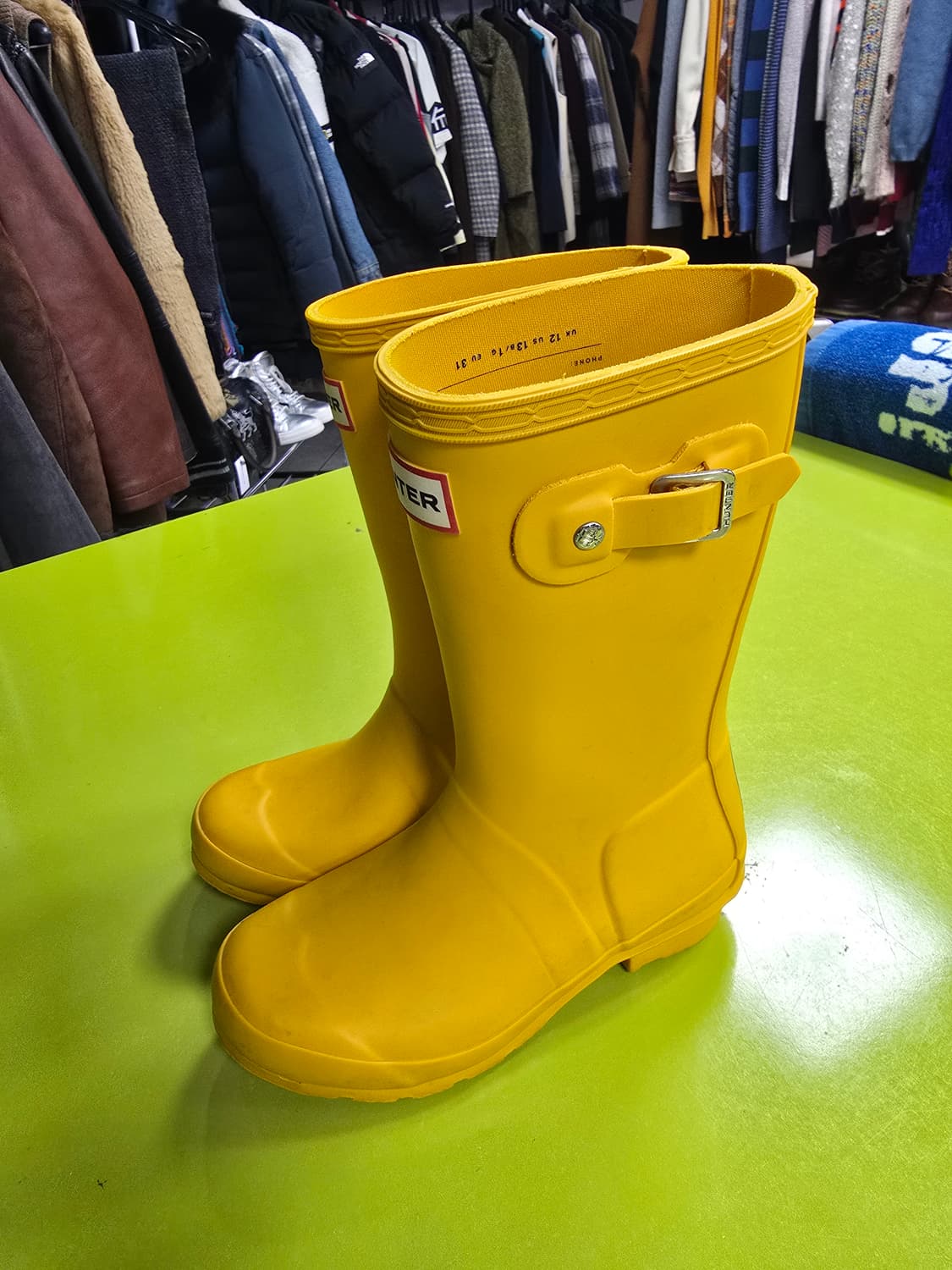 헌터키즈 옐로우 레인부츠 (1363) 상품이미지2