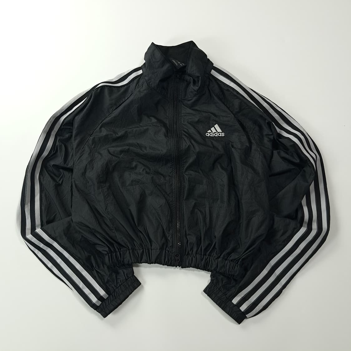 CK600 XL 아디다스 00s 블랙 바람막이 크롭 자켓 상품이미지1