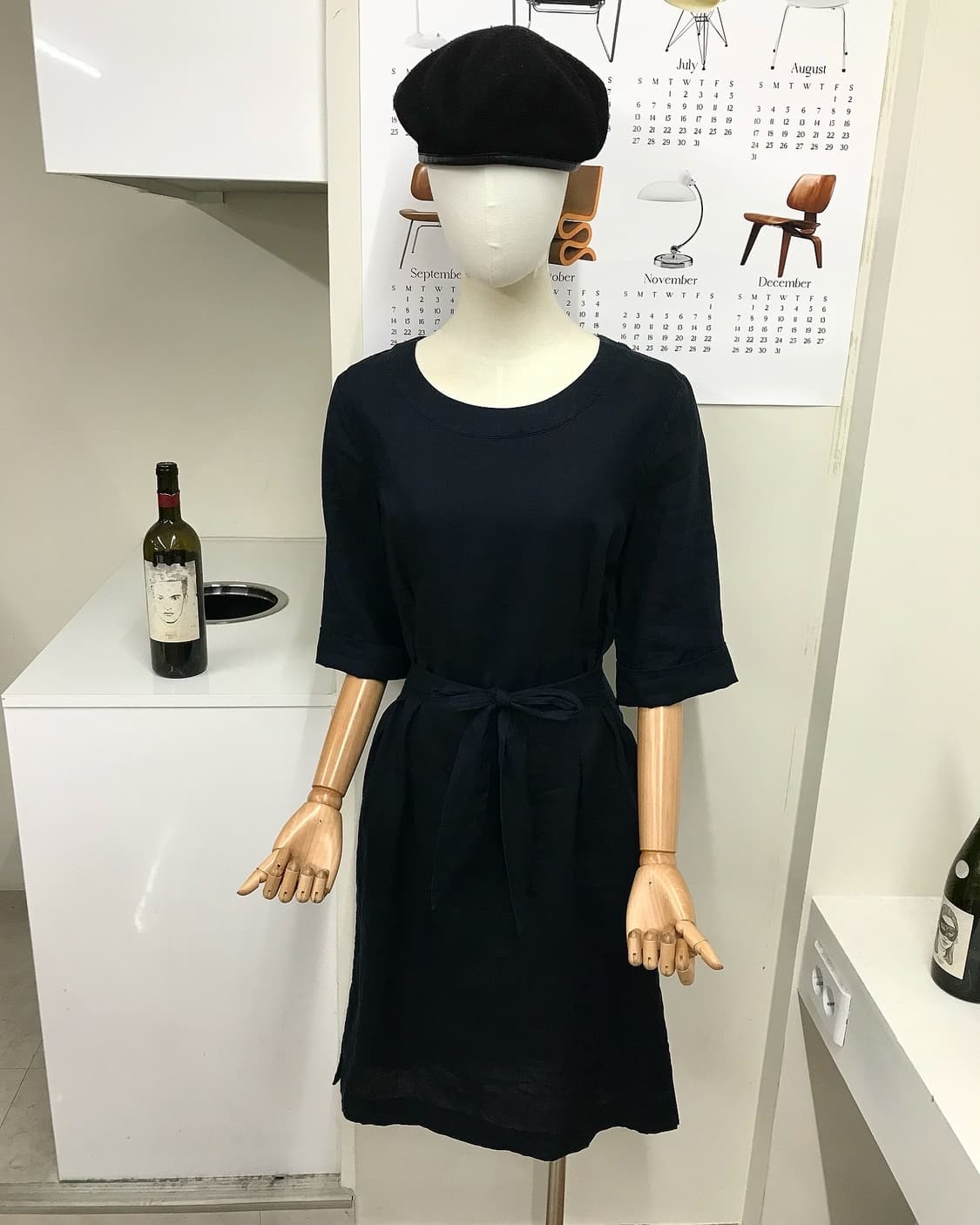 마가렛호웰 벨티드 린넨 롱 원피스 상품이미지8