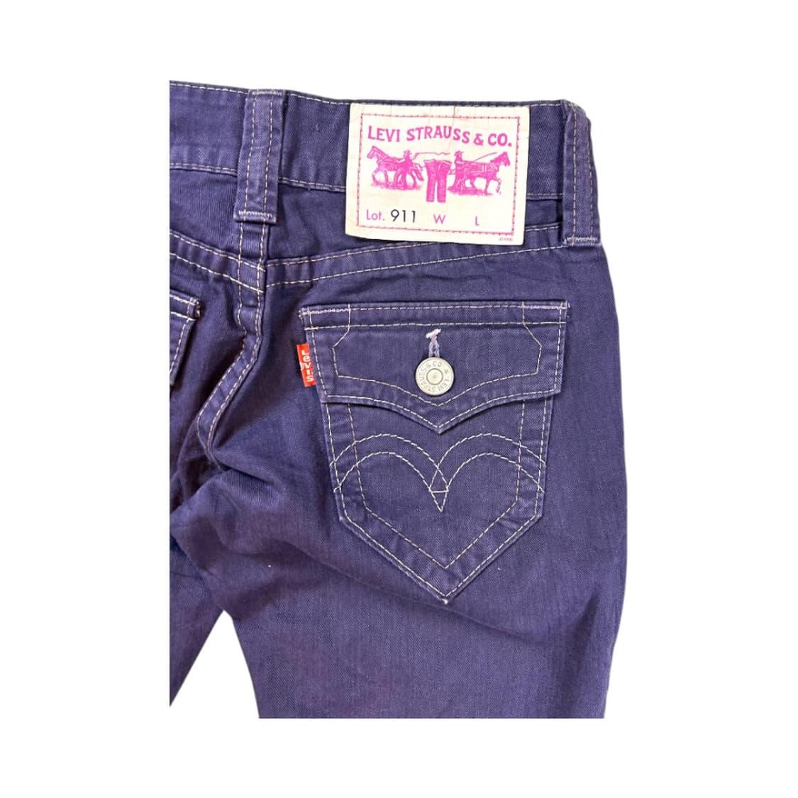 W-M) 리바이스 JPN 911 퍼플 데님 팬츠 BD-025 상품이미지4