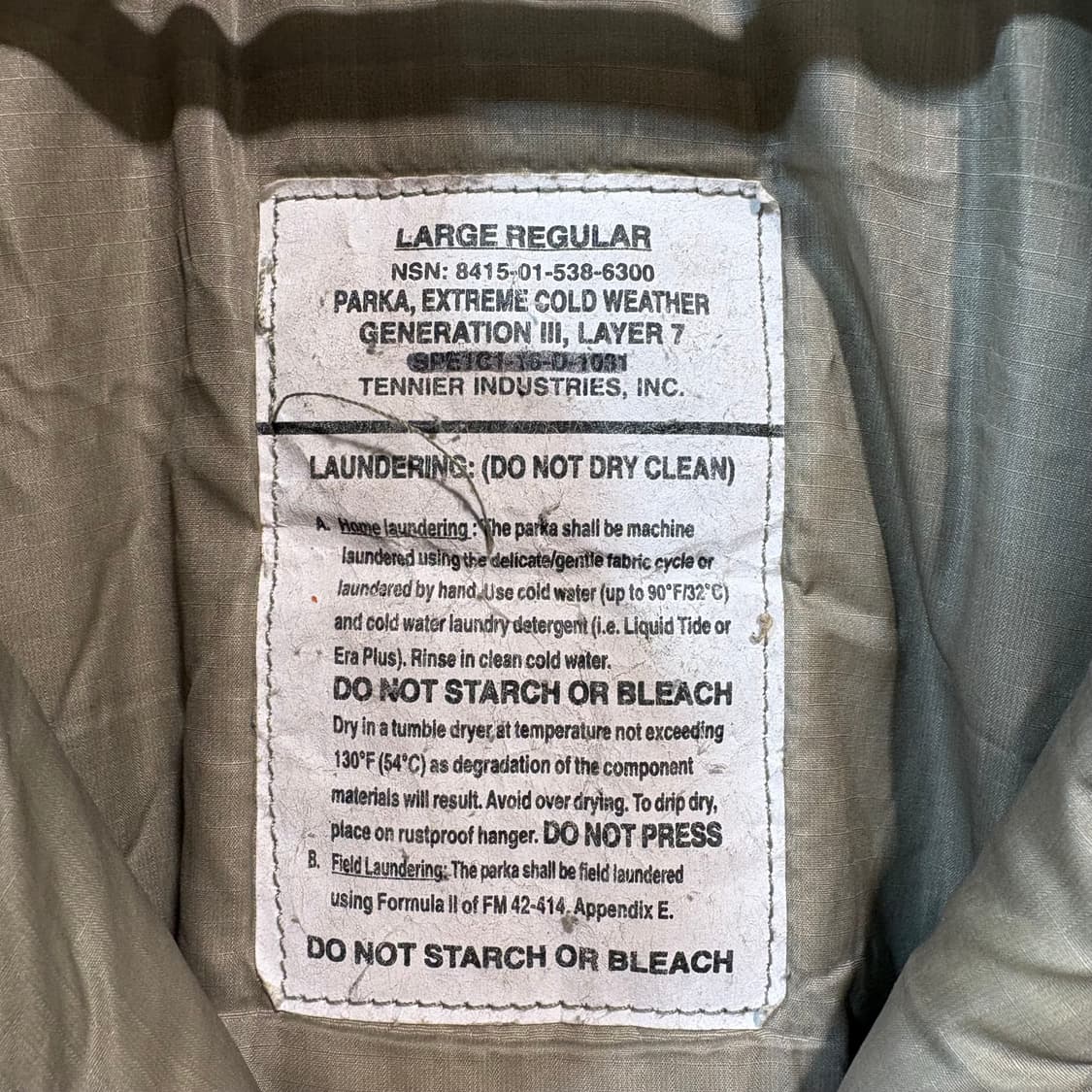 [L/R] US ARMY 미군 PRIMALOFT 프리마 로프트  상품이미지8