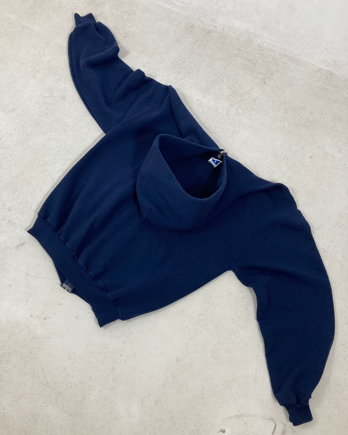 90s Russell Zip Up Hoodie (navy) 상품이미지2