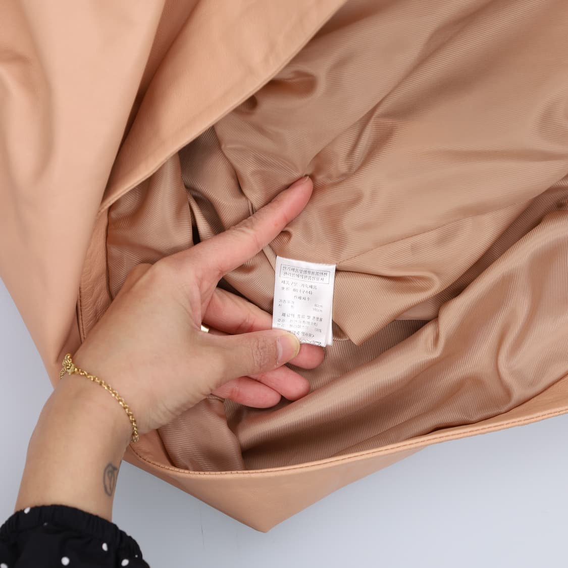 80 맥스앤모이 양가죽 스트링 자켓 0327H1 상품이미지6