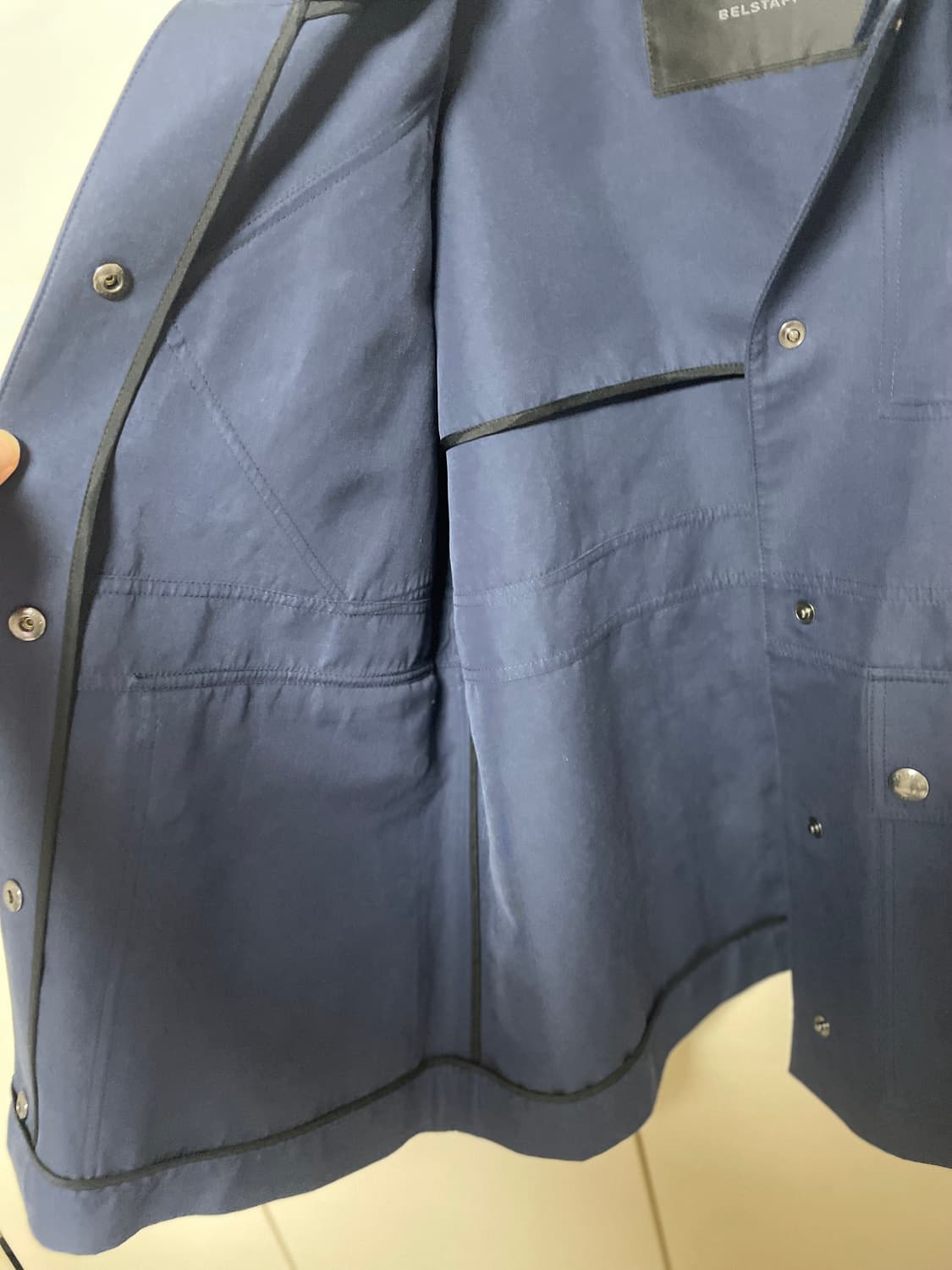 Belstaff 벨스타프 여성 네이비 후드 자켓 38 (55) 상품이미지6