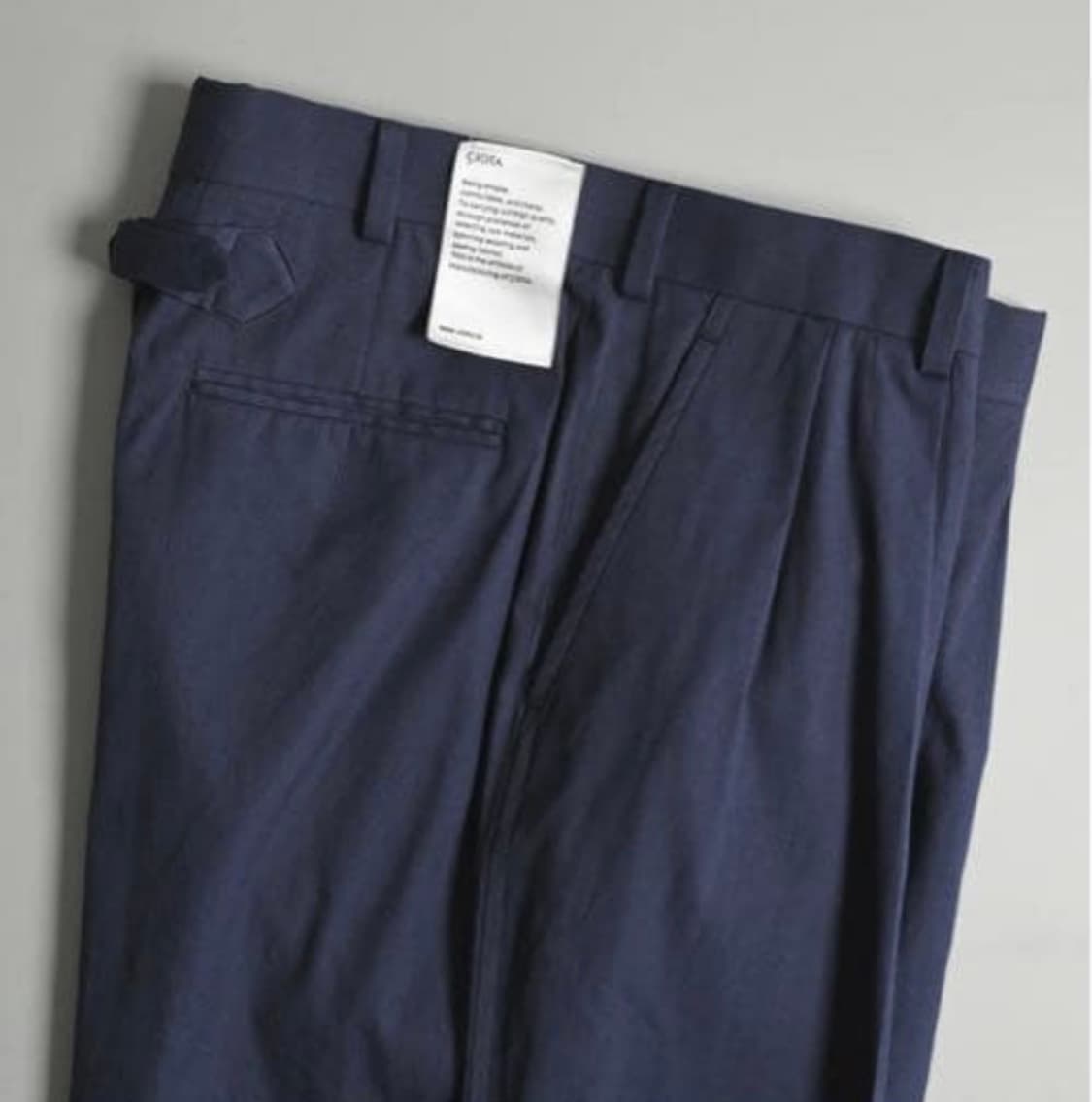 시오타 x 제이프레스 2플리츠 옥스포드 백 트라우저 7 (새상품) 상품이미지2