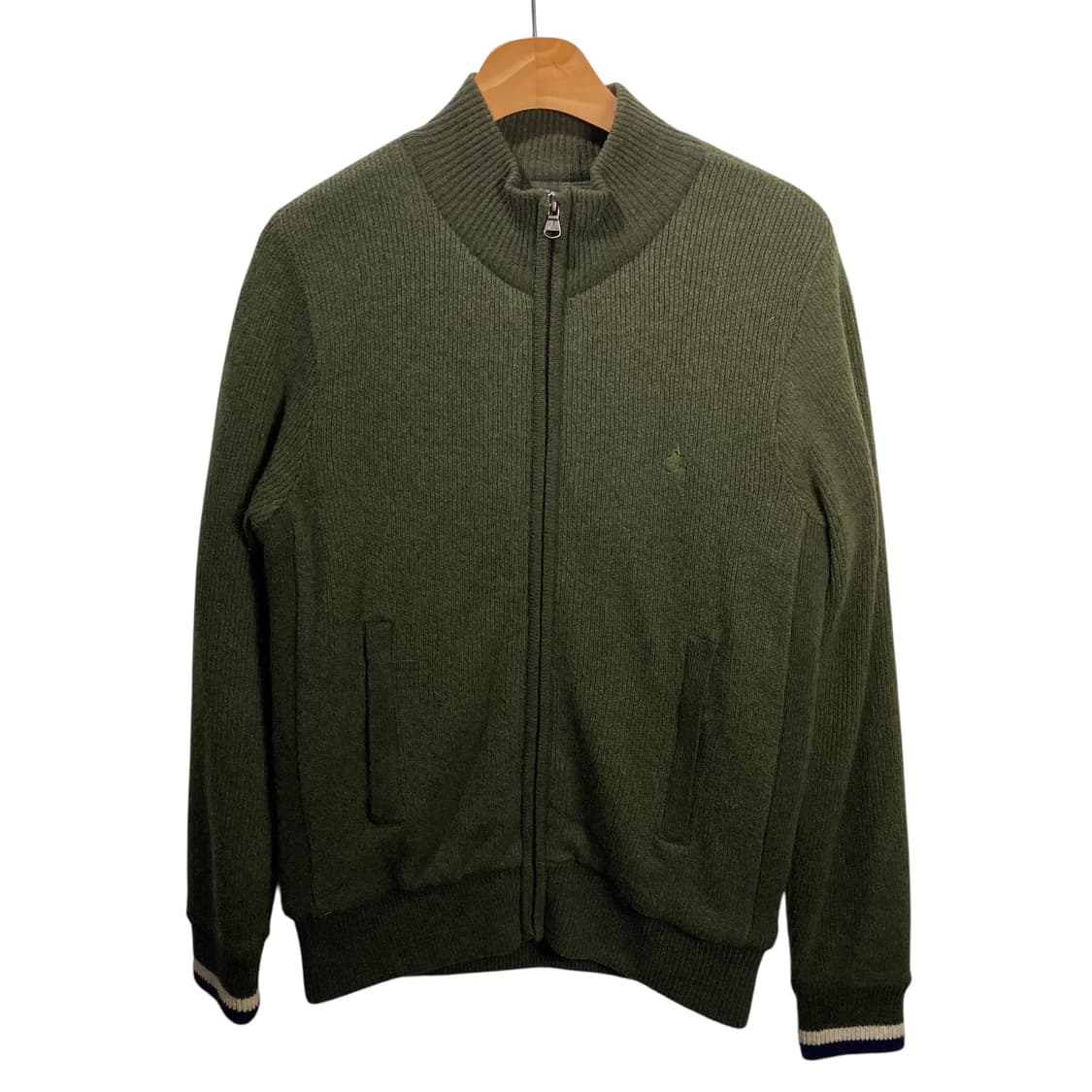 빈폴 딥그린 니트집업 상품이미지2