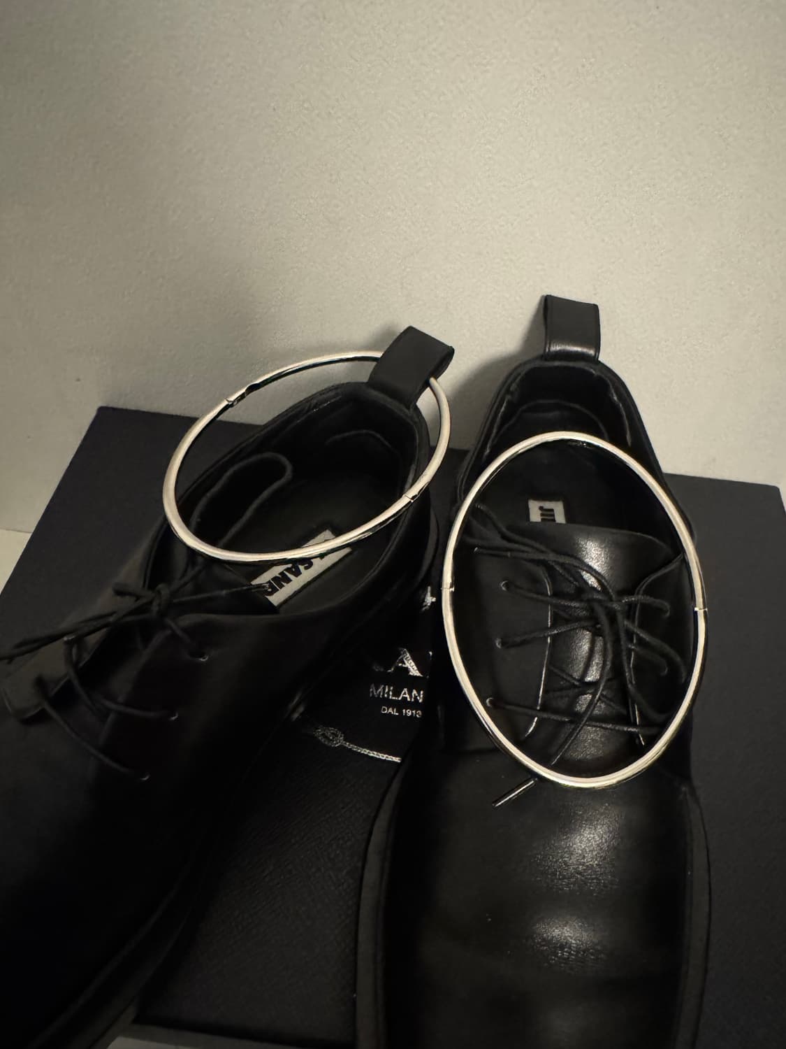 질샌더 레이스업 더비 슈즈(39사이즈/앵클릿 탈부착 가능) 상품이미지7