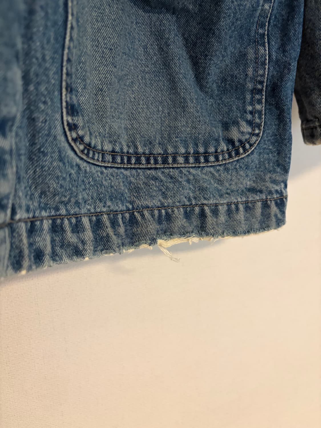 Vtg Dickies Blanket Denim Chore Jacket 상품이미지5