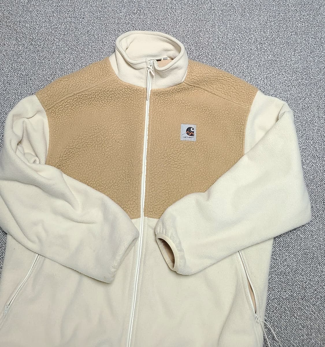 칼하트 아웃도어 C 플리스 자켓 오버사이즈  S  로 100 까지 무난 상품이미지3